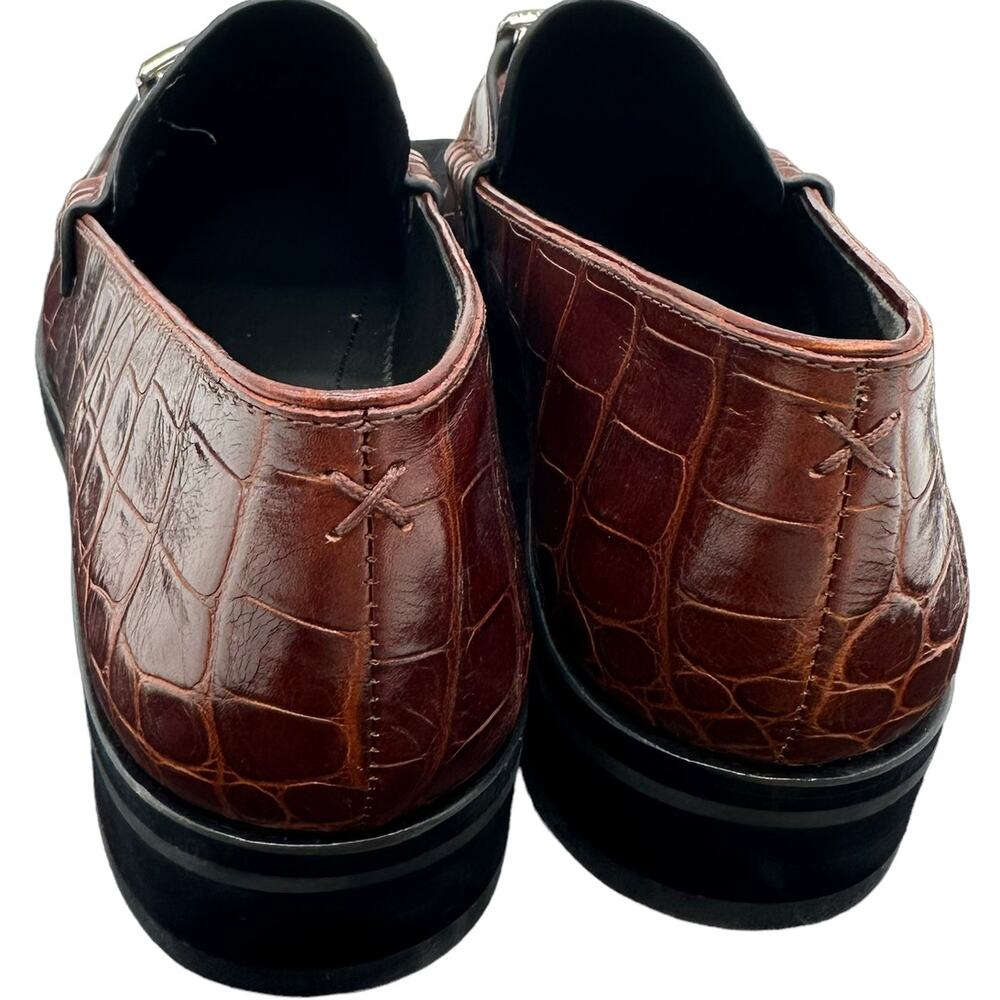 Rag & Bone Nwob Canter Loafer Crocodile Leather B… - image 4